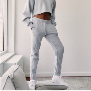 TNA Cozy Fleece Mid Rise Sweatpants XXS